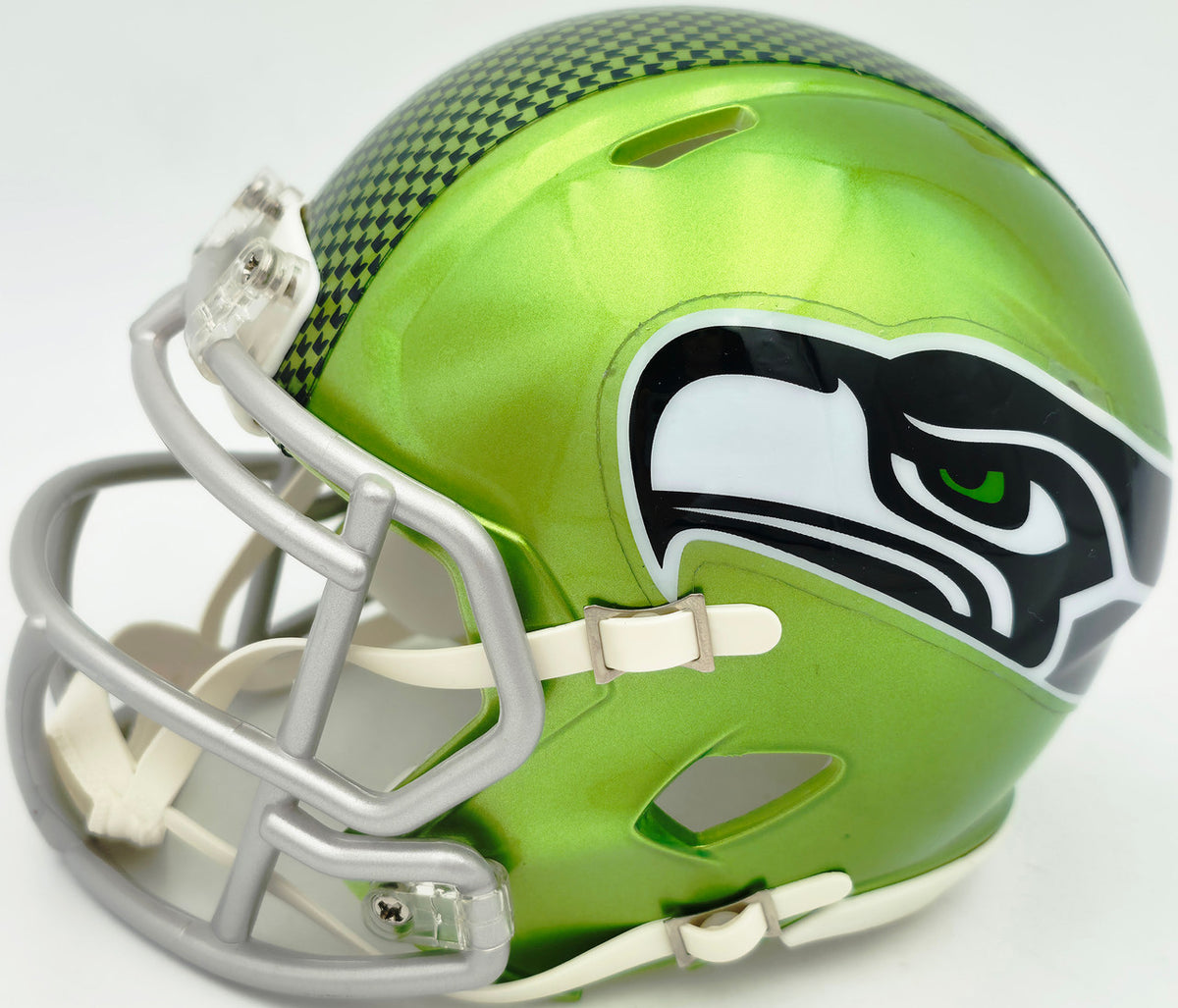Earl Thomas III Autographed Seattle Seahawks Flash Green Speed Mini Helmet Beckett BAS Witness Stock #262448