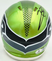 Earl Thomas III Autographed Seattle Seahawks Flash Green Speed Mini Helmet Beckett BAS Witness Stock #262448