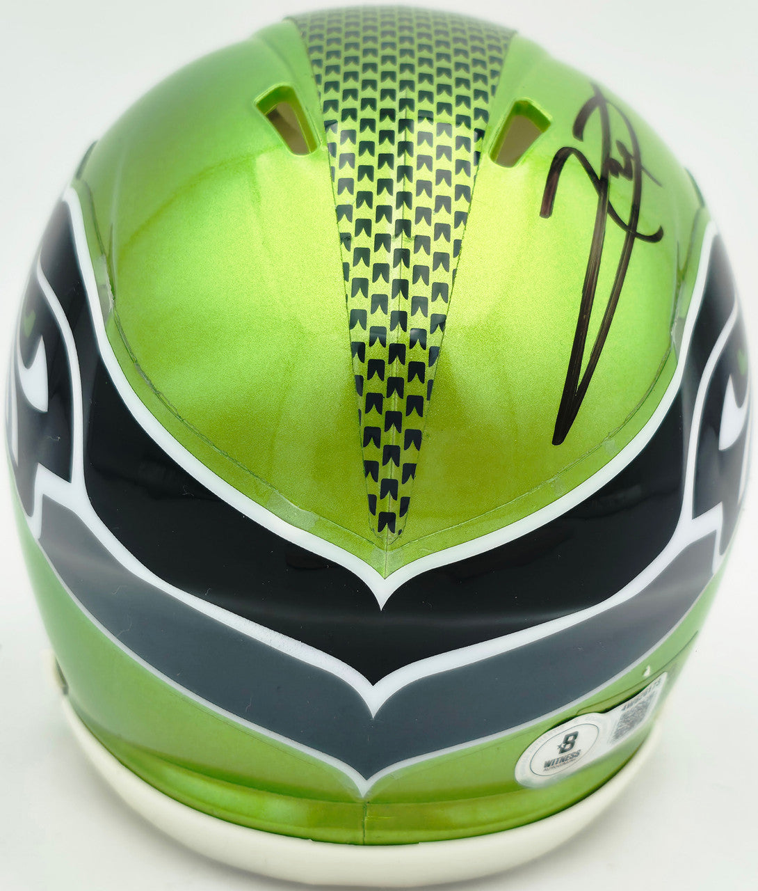 Earl Thomas III Autographed Seattle Seahawks Flash Green Speed Mini Helmet Beckett BAS Witness Stock #262448