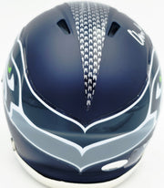 Charles Cross Autographed Seattle Seahawks Blue Speed Mini Helmet MCS Holo Stock #262467