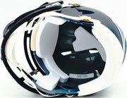Charles Cross Autographed Seattle Seahawks Blue Speed Mini Helmet MCS Holo Stock #262467