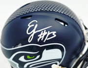 Ernest Jones IV Autographed Seattle Seahawks Blue Speed Mini Helmet MCS Holo Stock #262476
