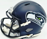 Ernest Jones IV Autographed Seattle Seahawks Blue Speed Mini Helmet MCS Holo Stock #262476
