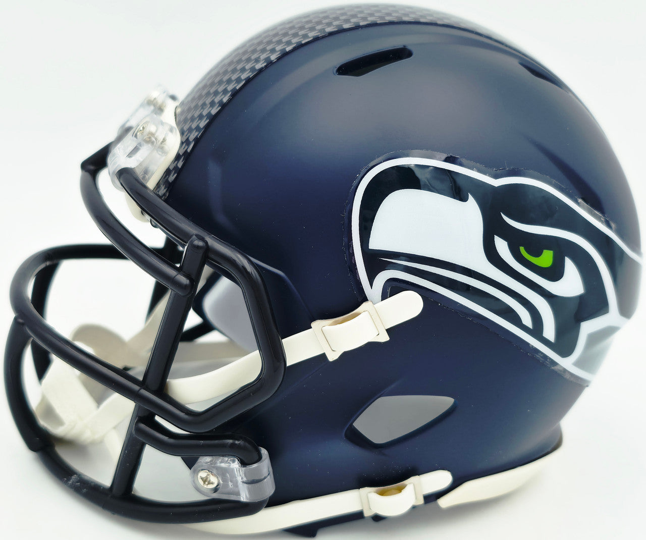 Ernest Jones IV Autographed Seattle Seahawks Blue Speed Mini Helmet MCS Holo Stock #262476