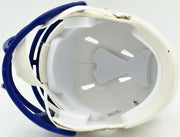 AJ Barner Autographed Seattle Seahawks Cream Retro Speed Mini Helmet Beckett BAS Witness Stock #262483