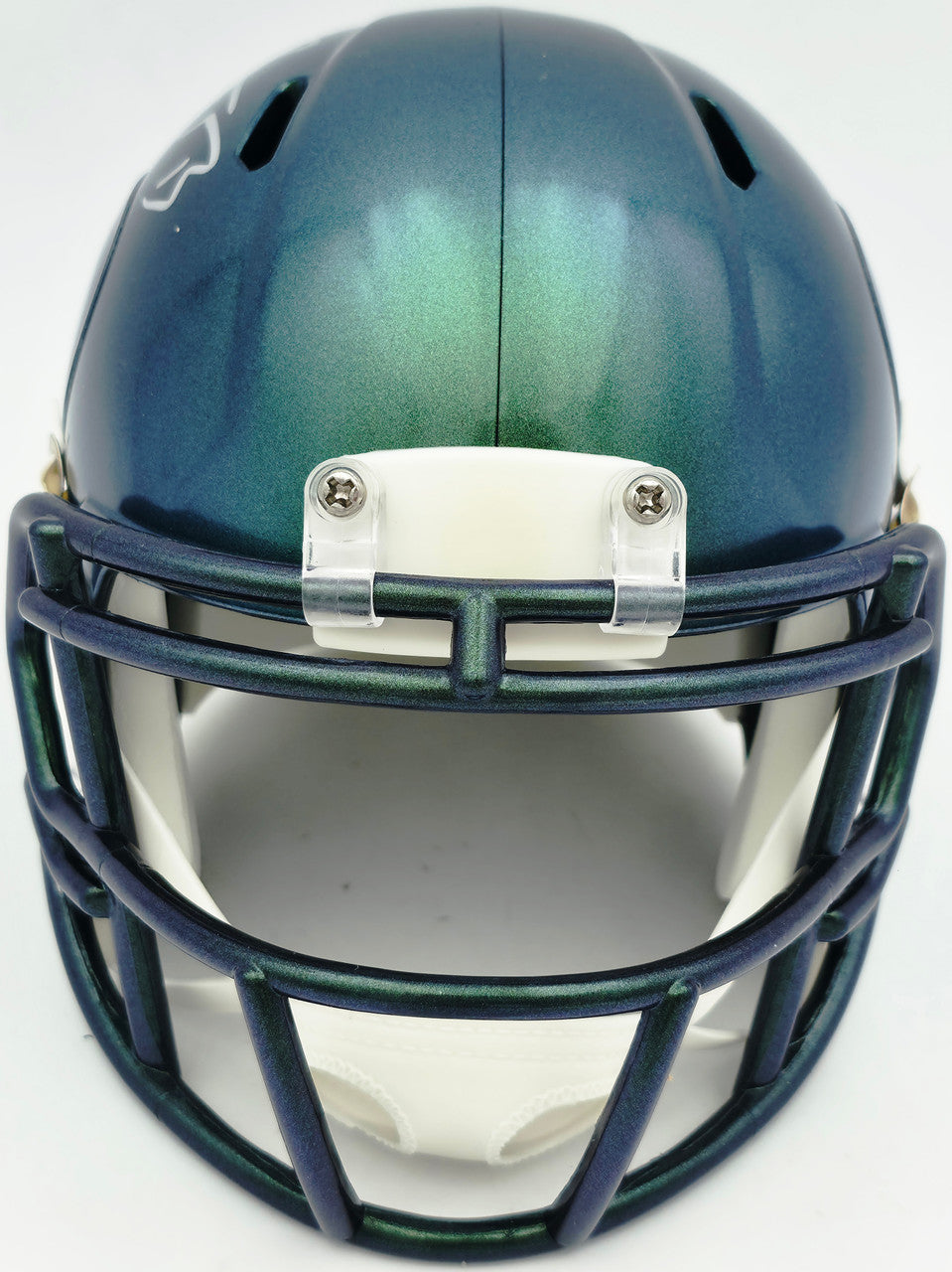 AJ Barner Autographed Seattle Seahawks Rivalries Speed Mini Helmet Beckett BAS Witness Stock #262484