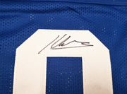 Seattle Seahawks Kenneth Walker III Autographed Blue Throwback Jersey "SB LX MVP" Beckett BAS Witness Stock #262404