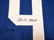 Seattle Seahawks Kenneth Walker III Autographed Blue Throwback Jersey "SB LX MVP" Beckett BAS Witness Stock #262404