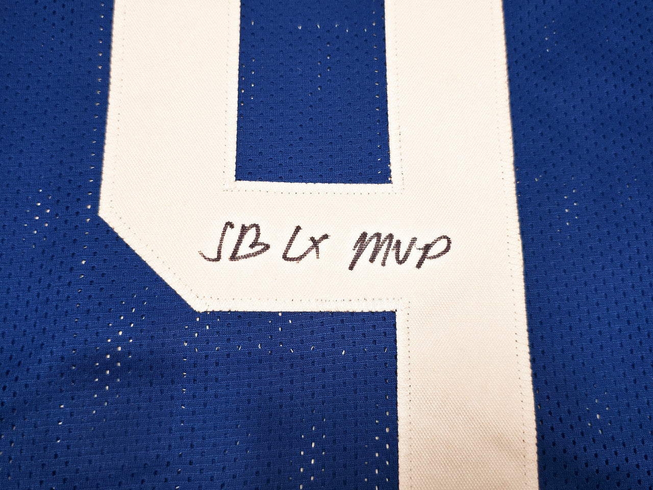 Seattle Seahawks Kenneth Walker III Autographed Blue Throwback Jersey "SB LX MVP" Beckett BAS Witness Stock #262404