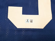 Seattle Seahawks Kenneth Walker III Autographed Blue Throwback Jersey "SB LX MVP" Beckett BAS Witness Stock #262404
