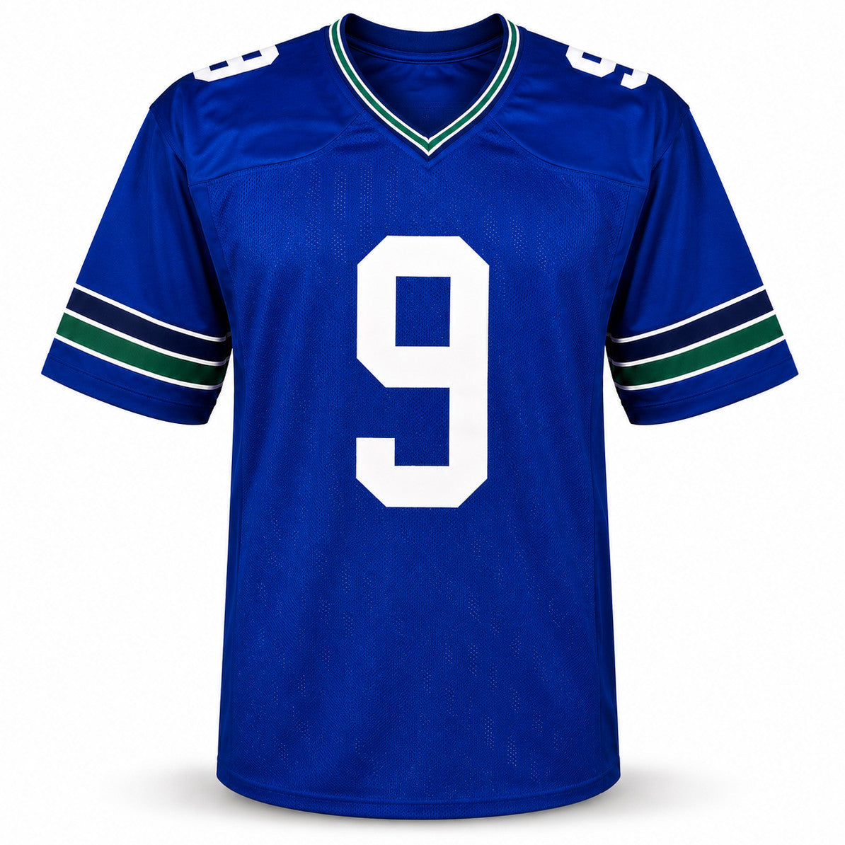 Seattle Seahawks Kenneth Walker III Autographed Blue Throwback Jersey "SB LX MVP" Beckett BAS Witness Stock #262404