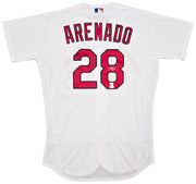 St. Louis Cardinals Nolan Arenado Autographed White Nike Authentic Collection Jersey Size 44 Fanatics & MLB Holo Stock #262510