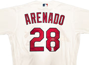 St. Louis Cardinals Nolan Arenado Autographed White Nike Authentic Collection Jersey Size 44 Fanatics & MLB Holo Stock #262510