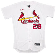 St. Louis Cardinals Nolan Arenado Autographed White Nike Authentic Collection Jersey Size 44 Fanatics & MLB Holo Stock #262510