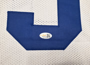 Dallas Cowboys George Pickens Autographed White Jersey JSA Witness Stock #262415