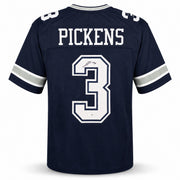 Dallas Cowboys George Pickens Autographed Blue Jersey JSA Witness Stock #262414