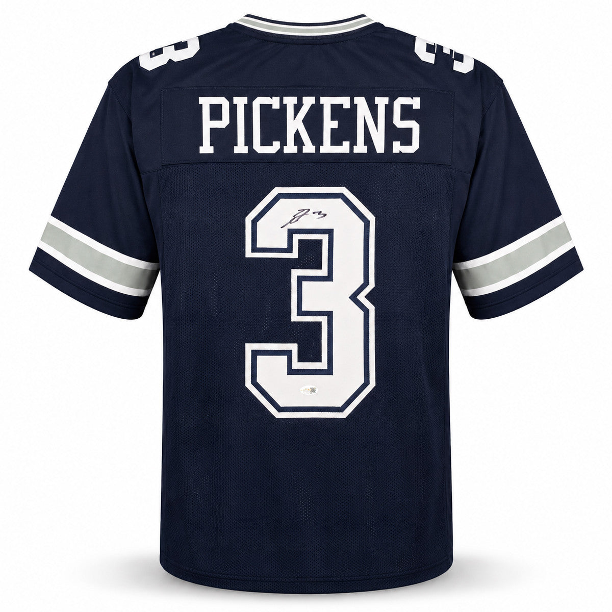 Dallas Cowboys George Pickens Autographed Blue Jersey JSA Witness Stock #262414