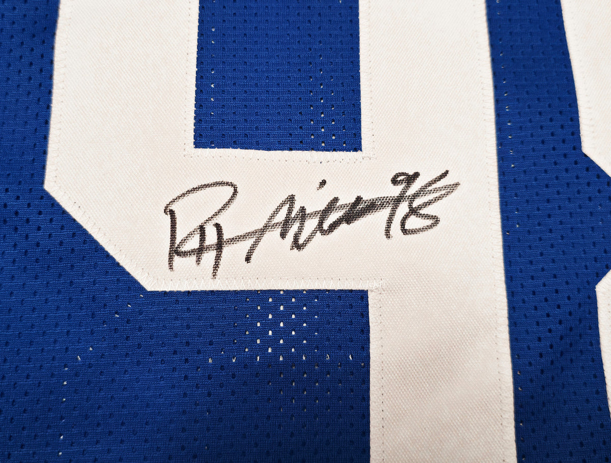 Seattle Seahawks Rylie Mills Autographed Blue Throwback Jersey MCS Holo Stock #262430