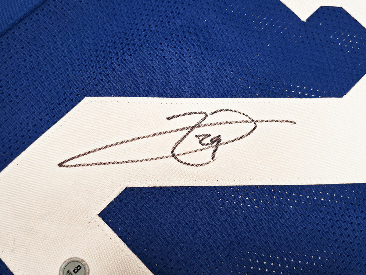 Seattle Seahawks Earl Thomas III Autographed Blue Throwback Jersey Beckett BAS Witness Stock #262454