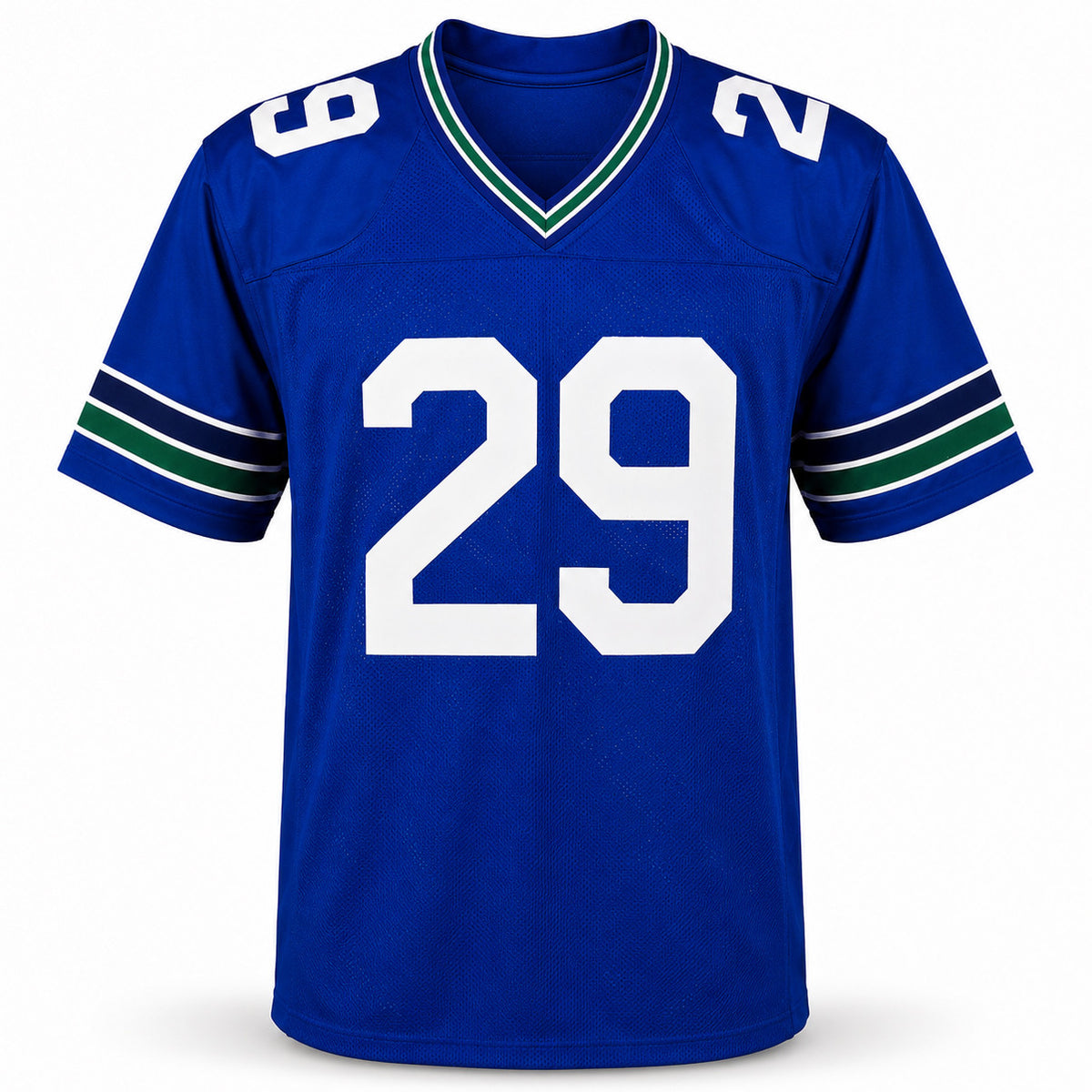 Seattle Seahawks Earl Thomas III Autographed Blue Throwback Jersey Beckett BAS Witness Stock #262454