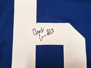 Seattle Seahawks Charles Cross Autographed Blue Throwback Jersey MCS Holo Stock #262469