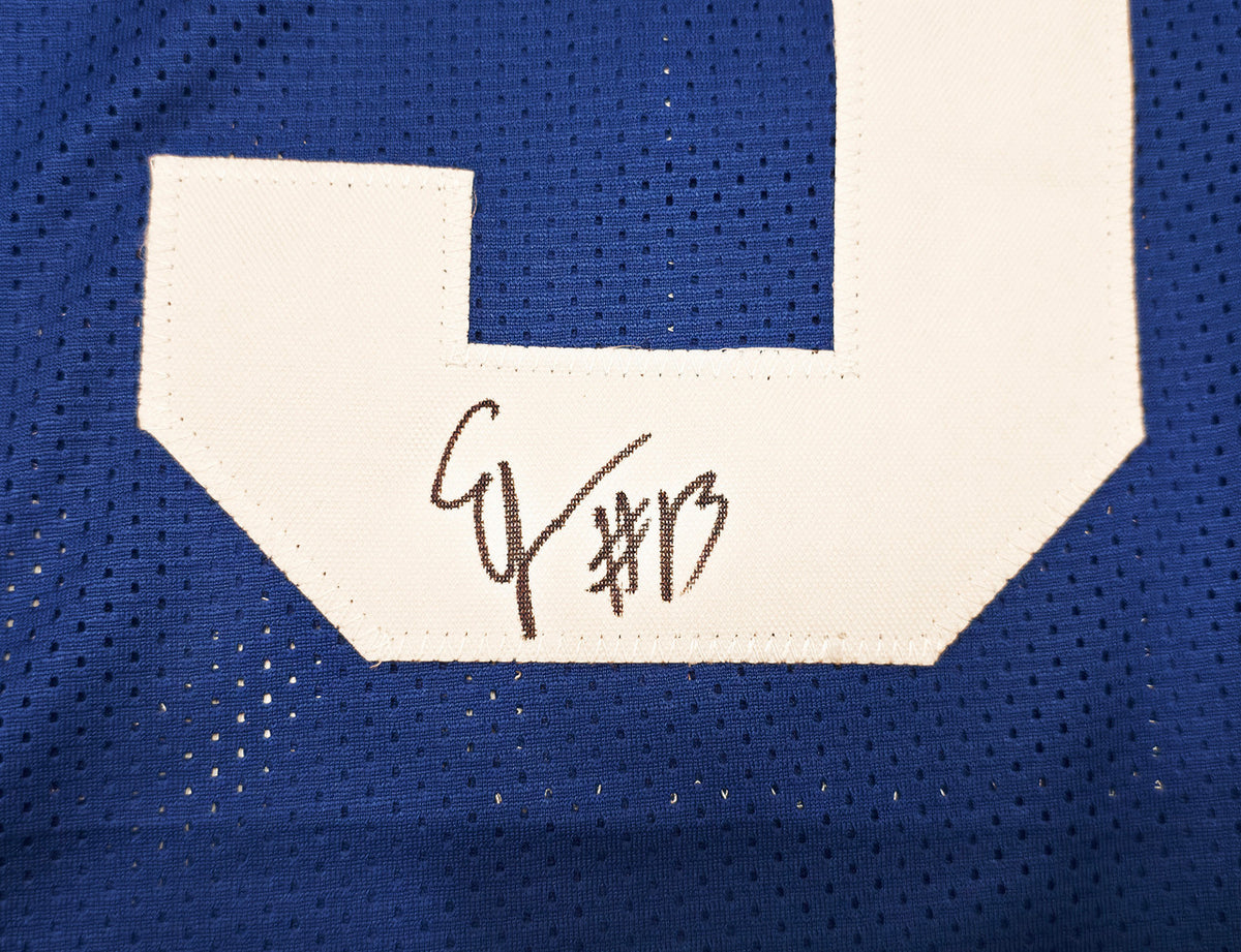 Seattle Seahawks Ernest Jones IV Autographed Blue Throwback Jersey MCS Holo Stock #262475