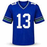 Seattle Seahawks Ernest Jones IV Autographed Blue Throwback Jersey MCS Holo Stock #262475