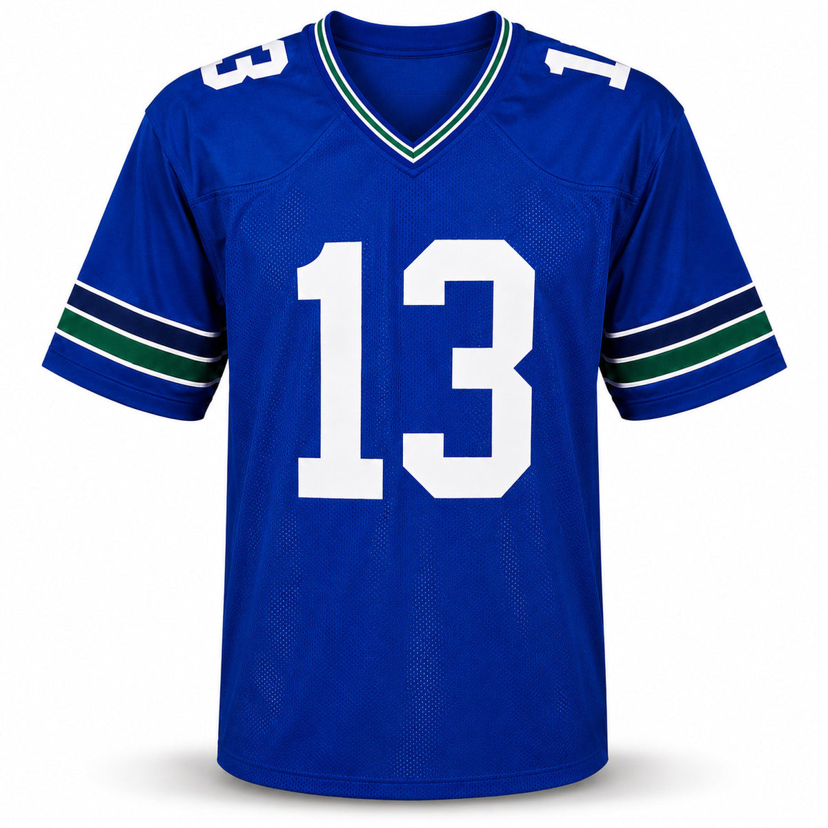 Seattle Seahawks Ernest Jones IV Autographed Blue Throwback Jersey MCS Holo Stock #262475