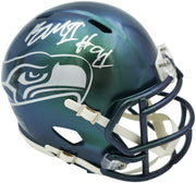 Byron Murphy II Autographed Seattle Seahawks Rivalries Speed Mini Helmet MCS Holo Stock #262523