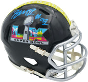 Byron Murphy II Autographed Seattle Seahawks Black Super Bowl LX Logo Speed Mini Helmet MCS Holo Stock #262524