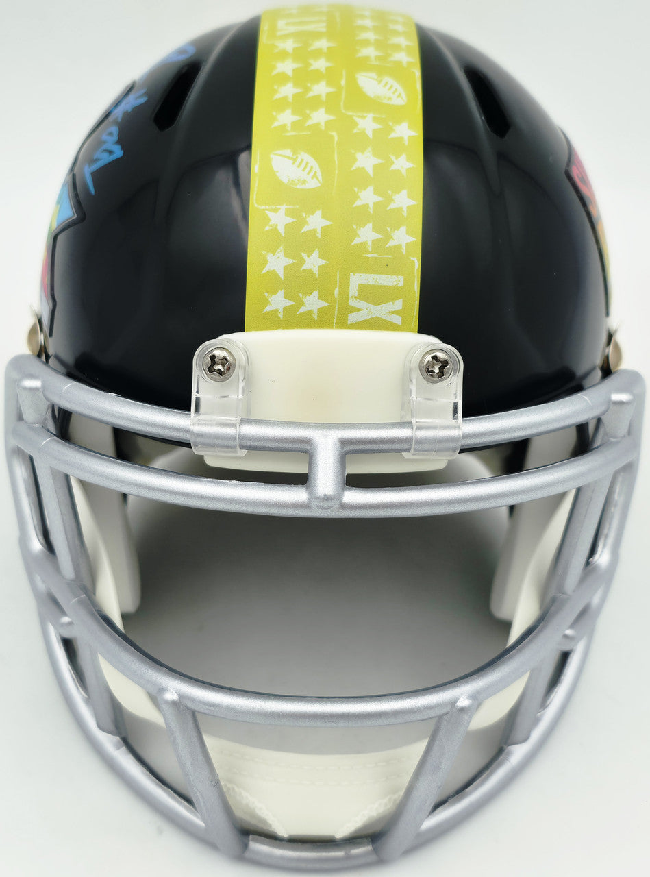 Byron Murphy II Autographed Seattle Seahawks Black Super Bowl LX Logo Speed Mini Helmet MCS Holo Stock #262524
