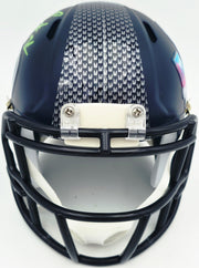 Byron Murphy II Autographed Seattle Seahawks Blue Super Bowl LX Champions Logo Speed Mini Helmet MCS Holo Stock #262525
