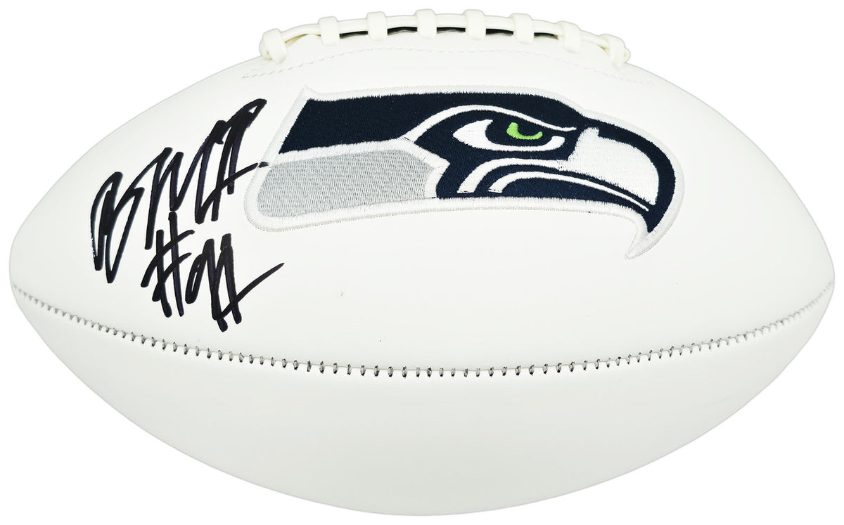 Byron Murphy II Autographed Seattle Seahawks White Logo Football MCS Holo Stock #262527