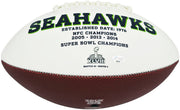 Byron Murphy II Autographed Seattle Seahawks White Logo Football MCS Holo Stock #262527