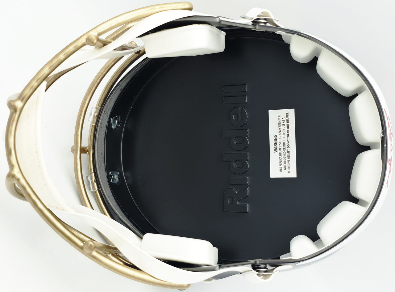 Fred Warner Autographed San Francisco 49ers Black Rivalries Full Size Speed Replica Helmet Beckett BAS QR Stock #262507