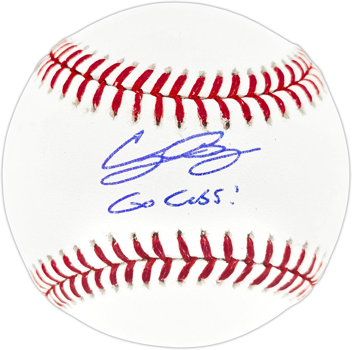 Cody Bellinger Autographed Official MLB Baseball Chicago Cubs "Go Cubs!" Fanatics & MLB Holo Stock #262511