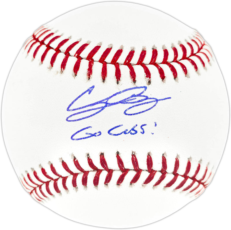 Cody Bellinger Autographed Official MLB Baseball Chicago Cubs "Go Cubs!" Fanatics & MLB Holo Stock #262511