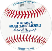 Cody Bellinger Autographed Official MLB Baseball Chicago Cubs "Go Cubs!" Fanatics & MLB Holo Stock #262511