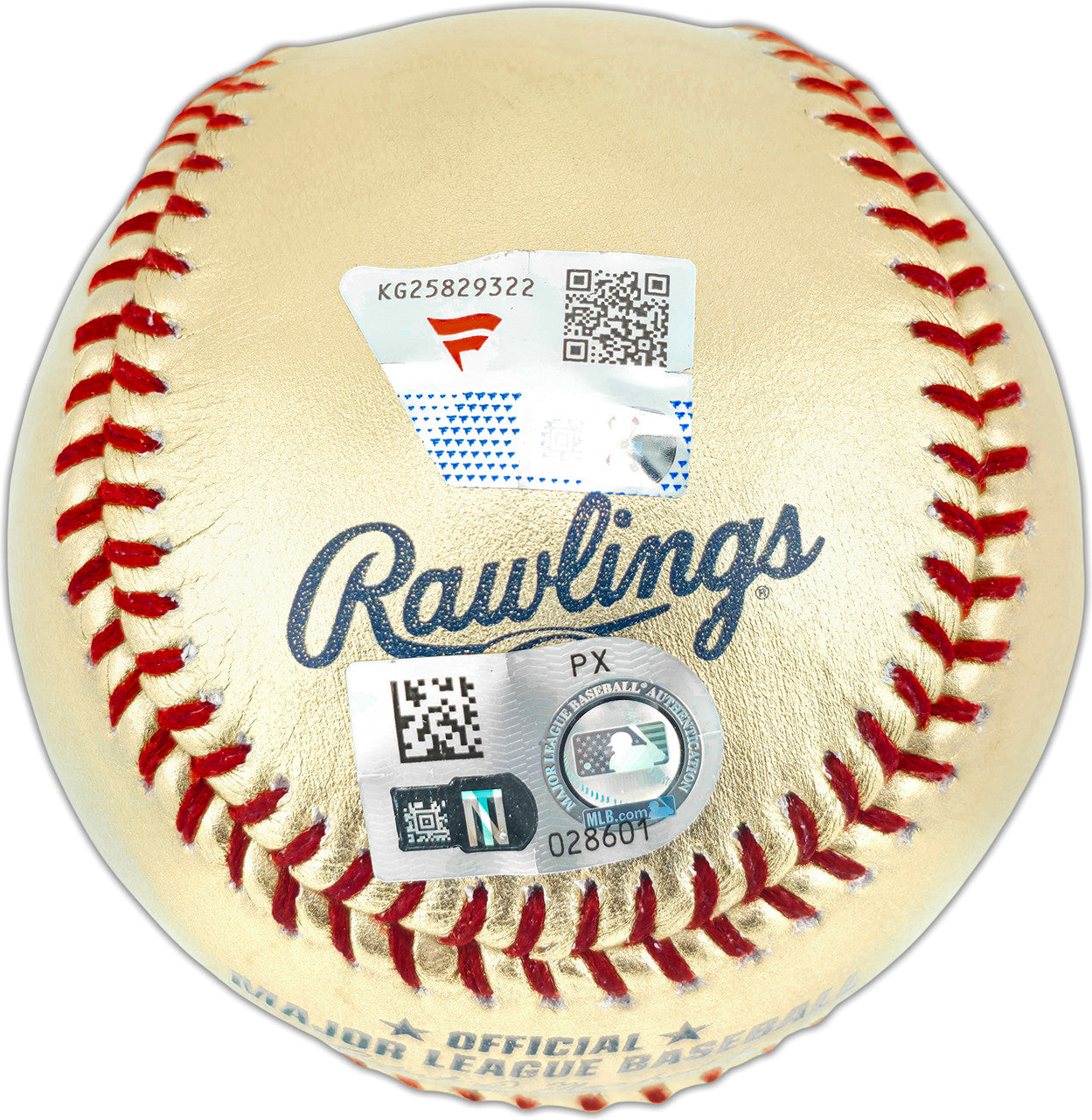 Cody Bellinger Autographed Official Gold Chicago Cubs Logo Baseball Cubs Logo "Go Cubs!" Fanatics & MLB Holo Stock #262512