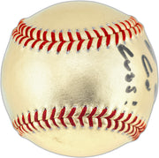 Cody Bellinger Autographed Official Gold Chicago Cubs Logo Baseball Cubs Logo "Go Cubs!" Fanatics & MLB Holo Stock #262512