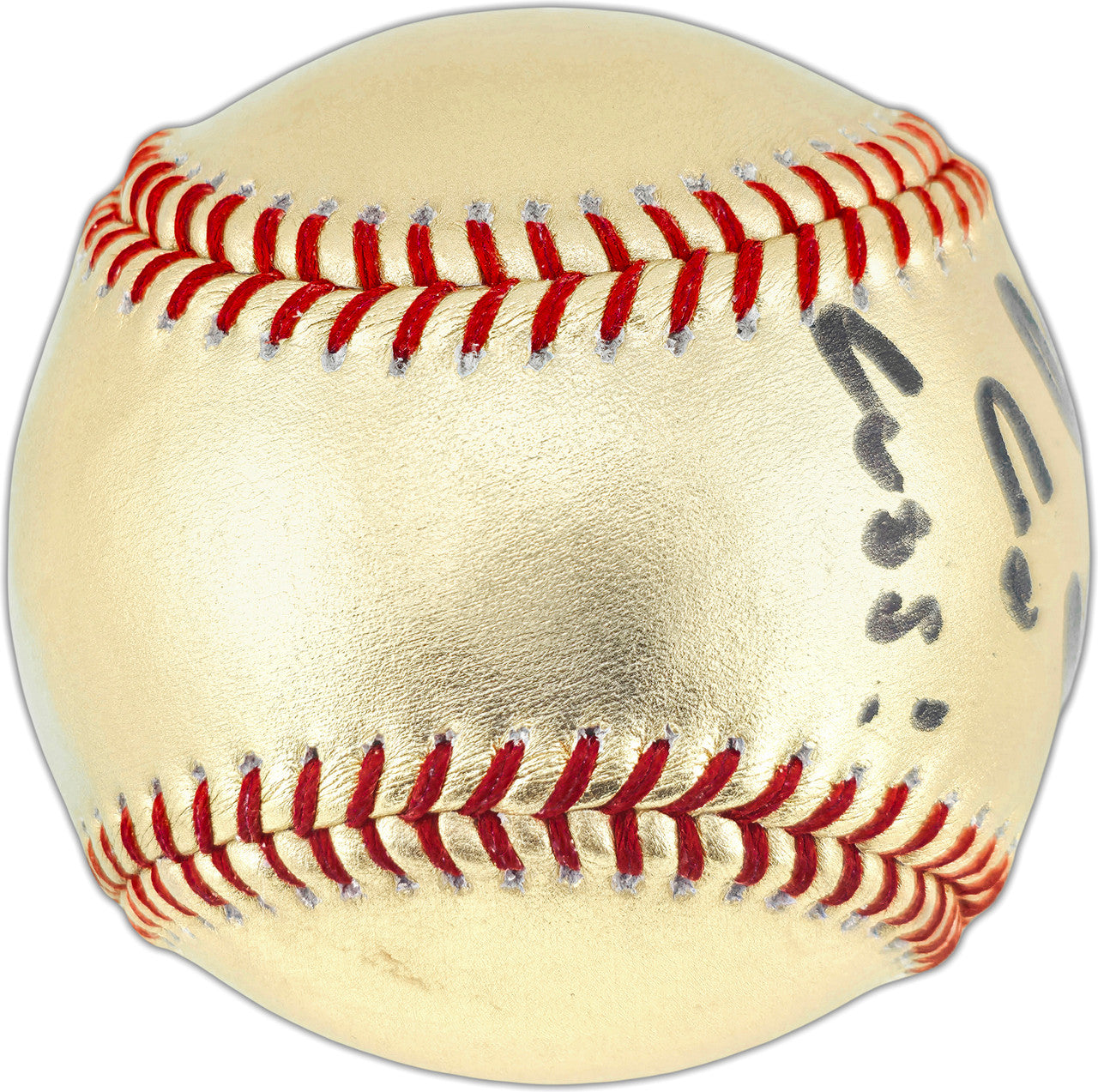Cody Bellinger Autographed Official Gold Chicago Cubs Logo Baseball Cubs Logo "Go Cubs!" Fanatics & MLB Holo Stock #262512