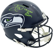 Earl Thomas III Autographed Seattle Seahawks Blue Full Size Replica Speed Helmet "Legion of Boom" Beckett BAS Witness Stock #262445