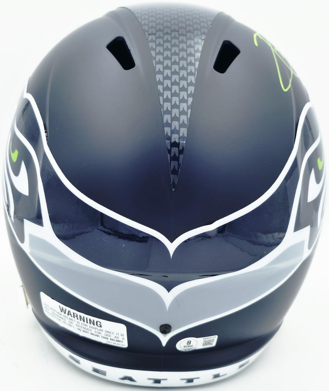 Earl Thomas III Autographed Seattle Seahawks Blue Full Size Replica Speed Helmet "Legion of Boom" Beckett BAS Witness Stock #262445