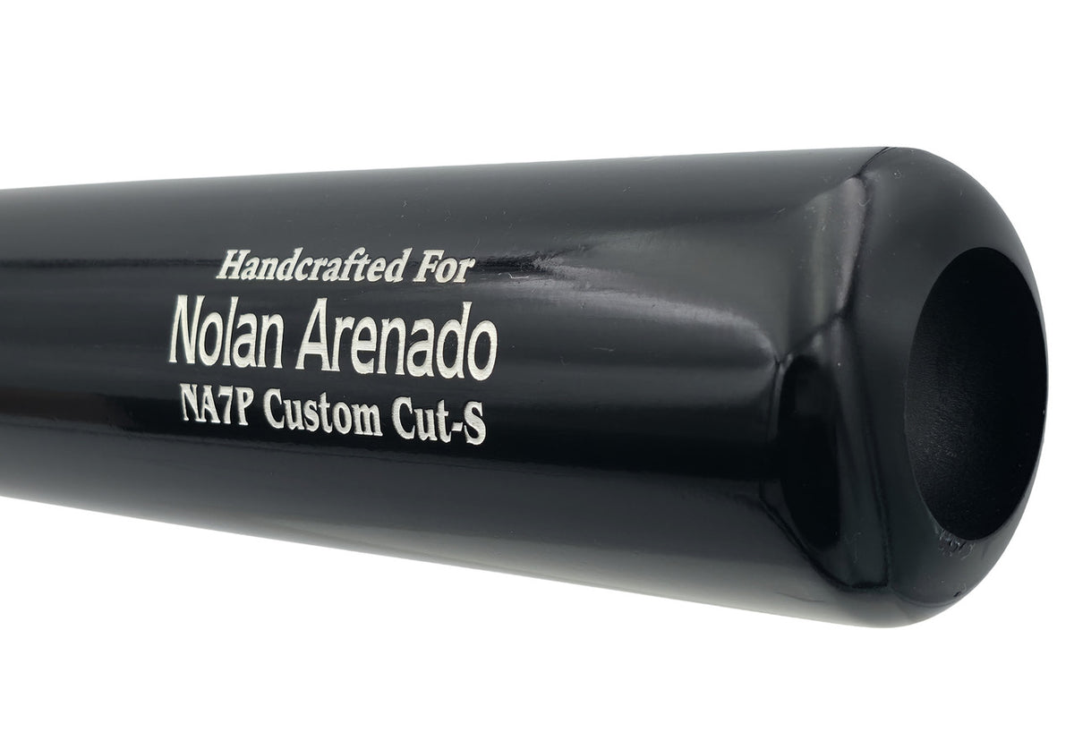 Nolan Arenado Autographed Black Marucci Player Model Baseball Bat St. Louis Cardinals (Marks) Fanatics & MLB Holo Stock #262509