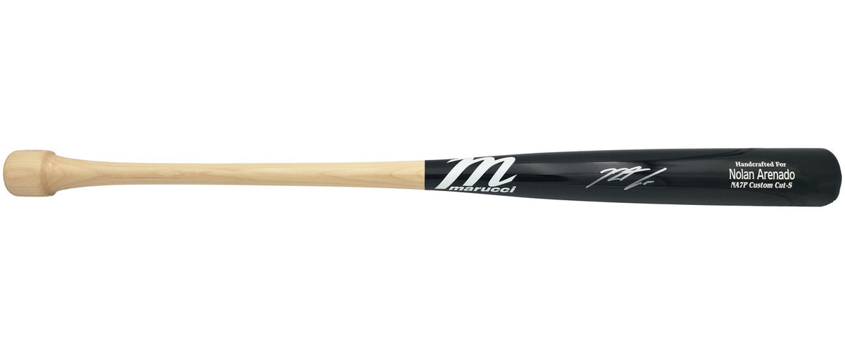Nolan Arenado Autographed Black Marucci Player Model Baseball Bat St. Louis Cardinals (Marks) Fanatics & MLB Holo Stock #262509