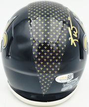 Ricky Williams Autographed New Orleans Saints 2022 Alternate Black Speed Mini Helmet JSA Stock #265670