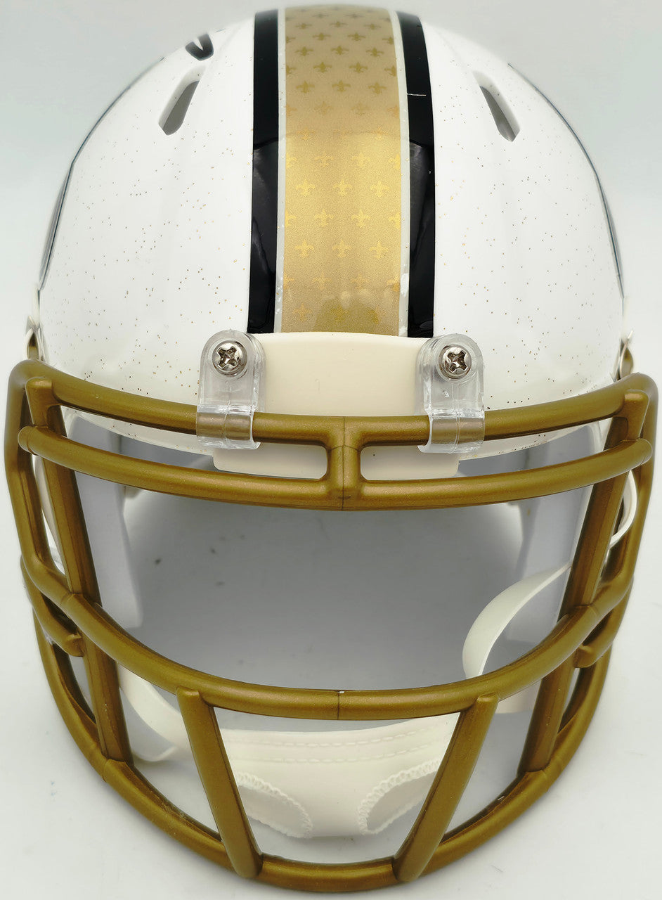 Ricky Williams Autographed New Orleans Saints 2025 Alternate White Speed Mini Helmet JSA Stock #265672