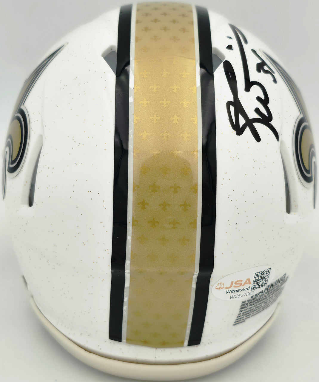 Ricky Williams Autographed New Orleans Saints 2025 Alternate White Speed Mini Helmet JSA Stock #265672