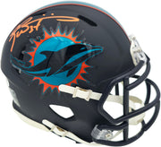 Ricky Williams Autographed Miami Dolphins Black Rivalries Speed Mini Helmet JSA Stock #265677