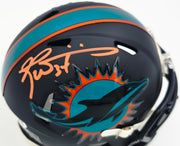 Ricky Williams Autographed Miami Dolphins Black Rivalries Speed Mini Helmet JSA Stock #265677